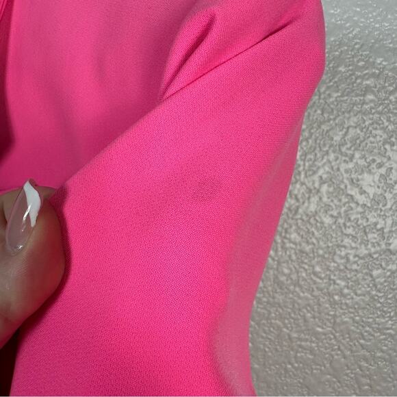 Retrofete NWT Women’s Kristen Blazer in Hyper Pink Size Large - Picture 11 of 15